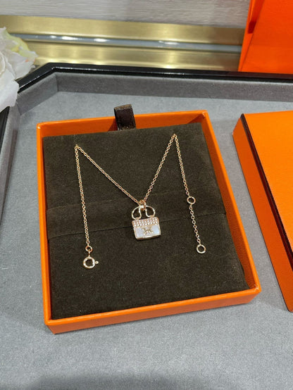 [LuckyStar]H CIRCE MOISSANITE ANHÄNGER HALSKETTE GOLD