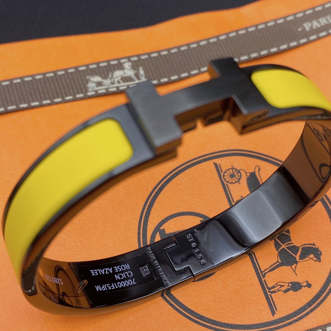 [LuckyStar]CLIC HM SO SCHWARZ GELB ARMBAND