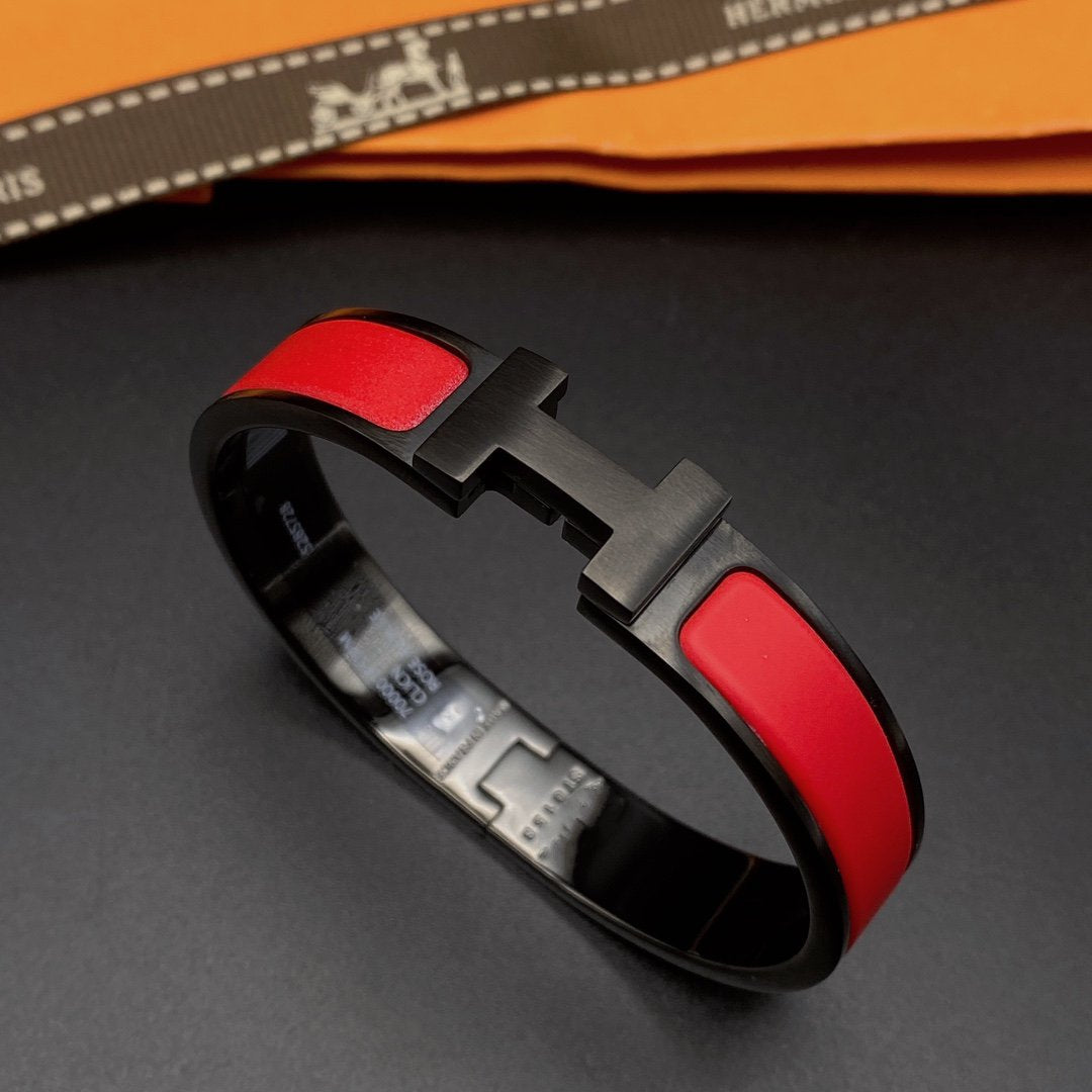 [LuckyStar]CLIC HM SO SCHWARZ ROT ARMBAND
