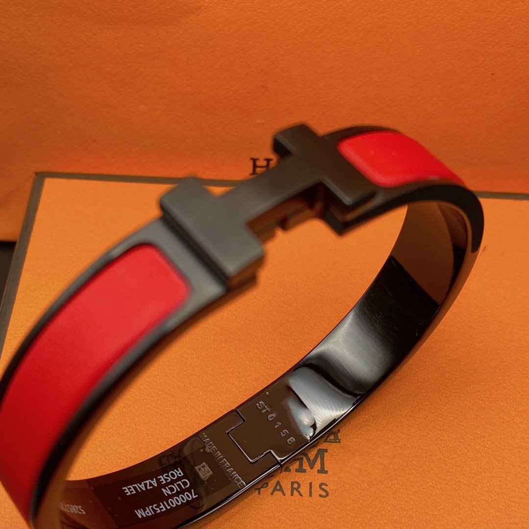 [LuckyStar]CLIC HM SO SCHWARZ ROT ARMBAND