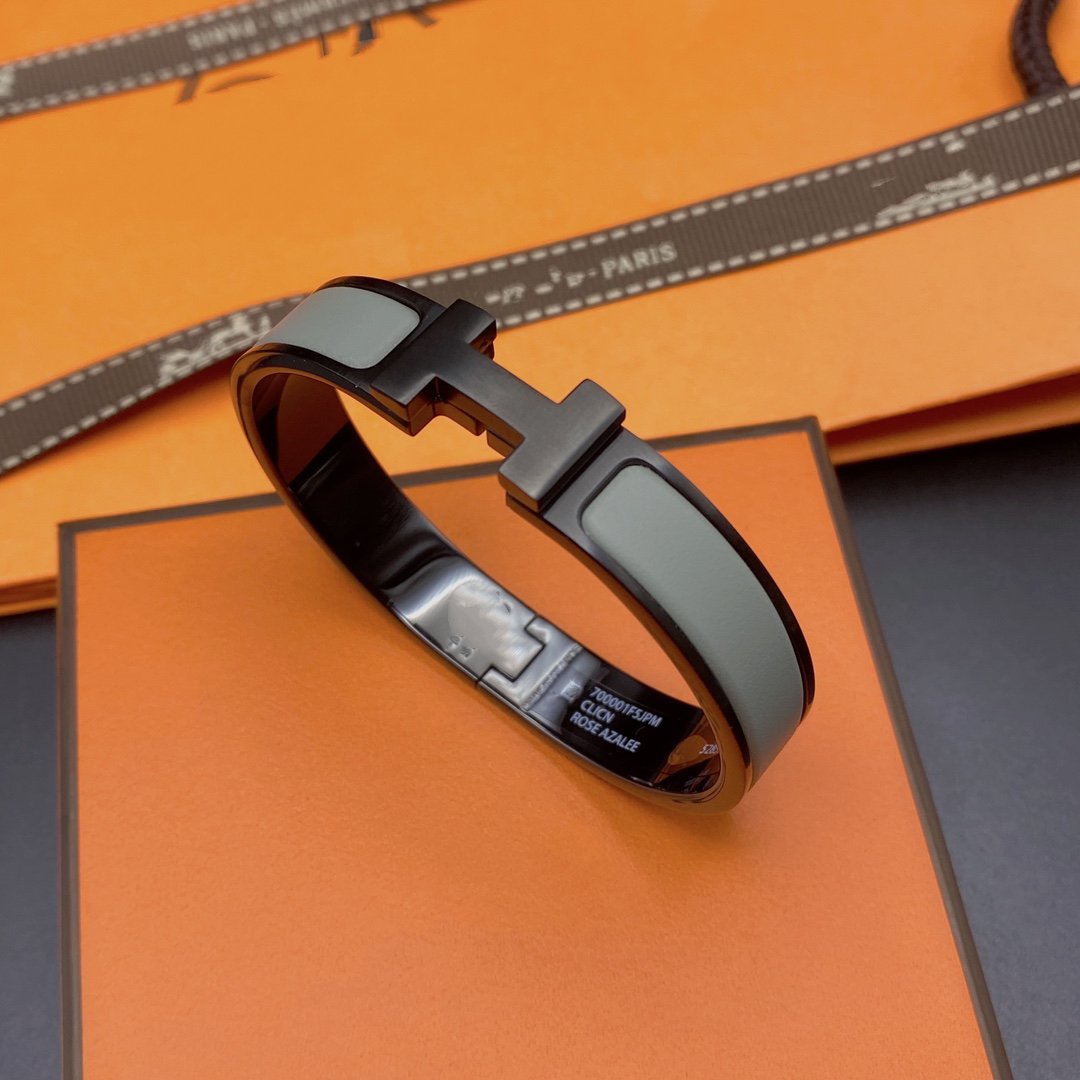 [LuckyStar]CLIC HM SO SCHWARZ GRAU ARMBAND