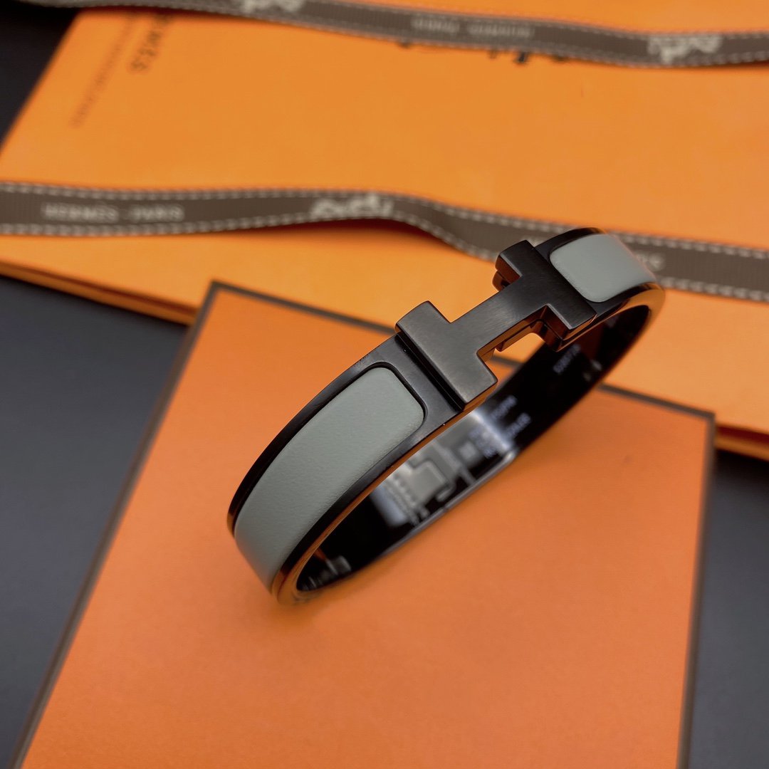 [LuckyStar]CLIC HM SO SCHWARZ GRAU ARMBAND