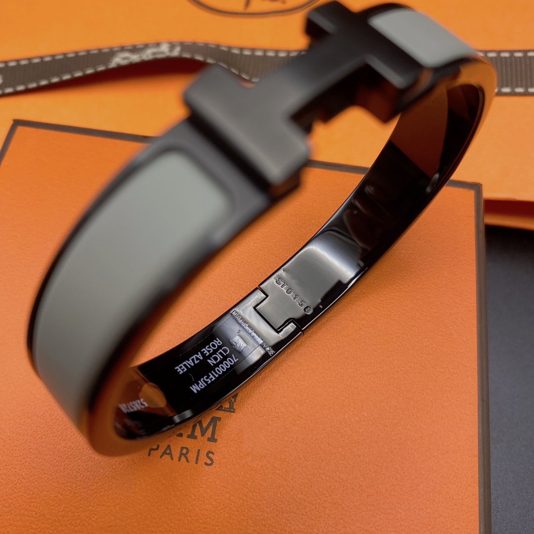 [LuckyStar]CLIC HM SO SCHWARZ GRAU ARMBAND