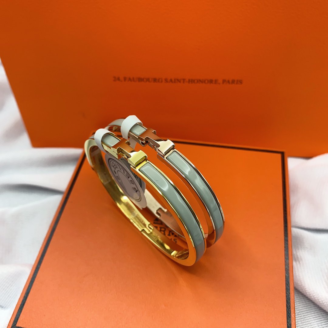 [LuckyStar]KLASSISCHES HM CLIC GRÜNES 8MM EMAILLE-ARMBAND
