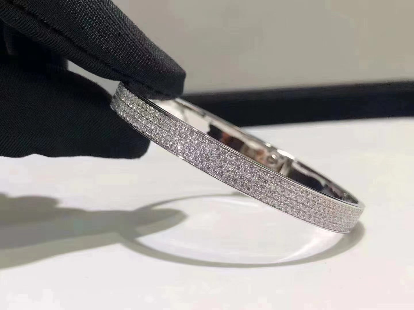 [LuckyStar]HM KELLY ARMBAND AUS SILBER MIT VOLLEM PAVE-DIAMANT