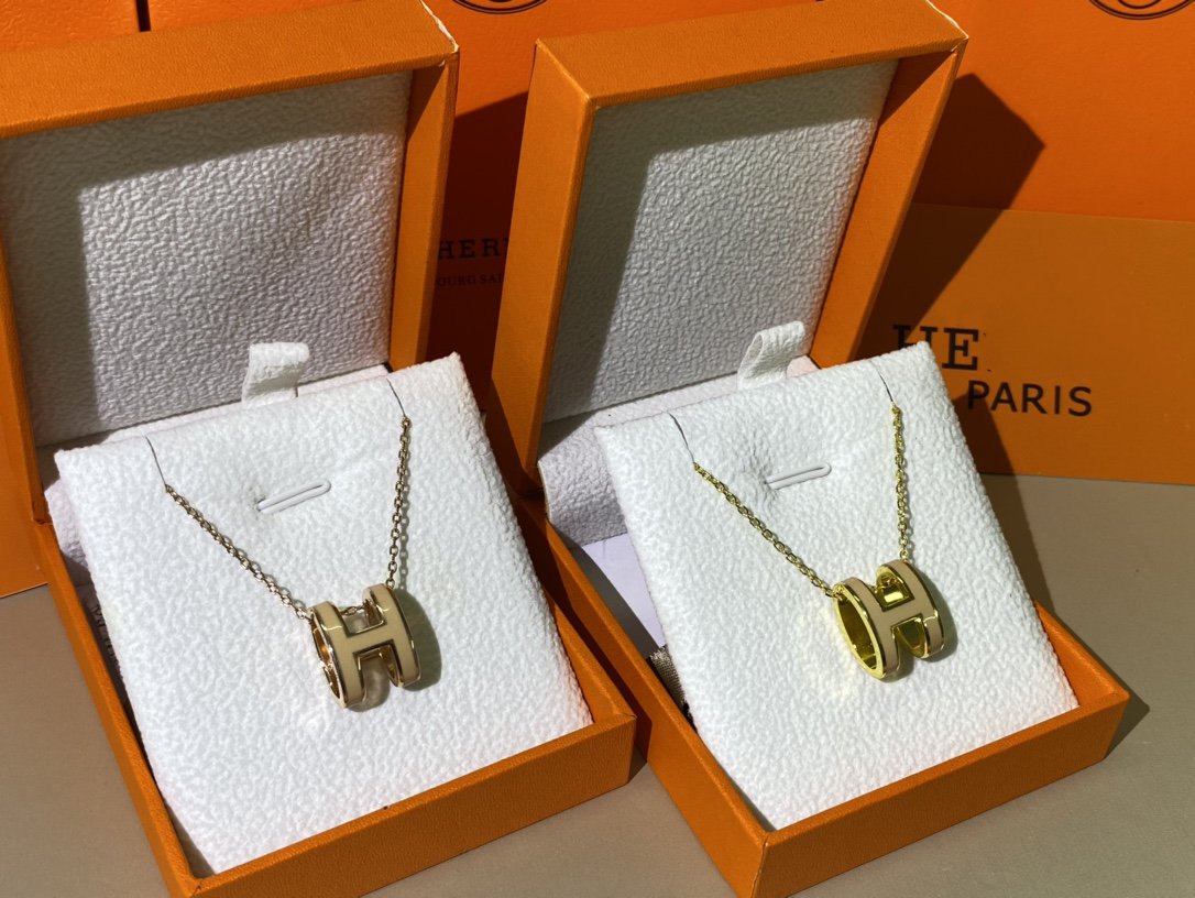 [LuckyStar]HM CLIC GELBE EMAILLE GOLD HALSKETTE