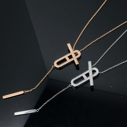 [LuckyStar]HM HALSKETTE PLATIN ROSÉGOLD DIAMANT