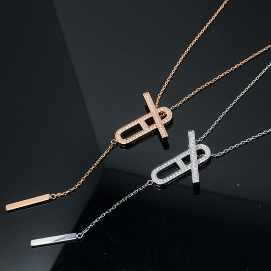 [LuckyStar]HM HALSKETTE PLATIN ROSÉGOLD DIAMANT