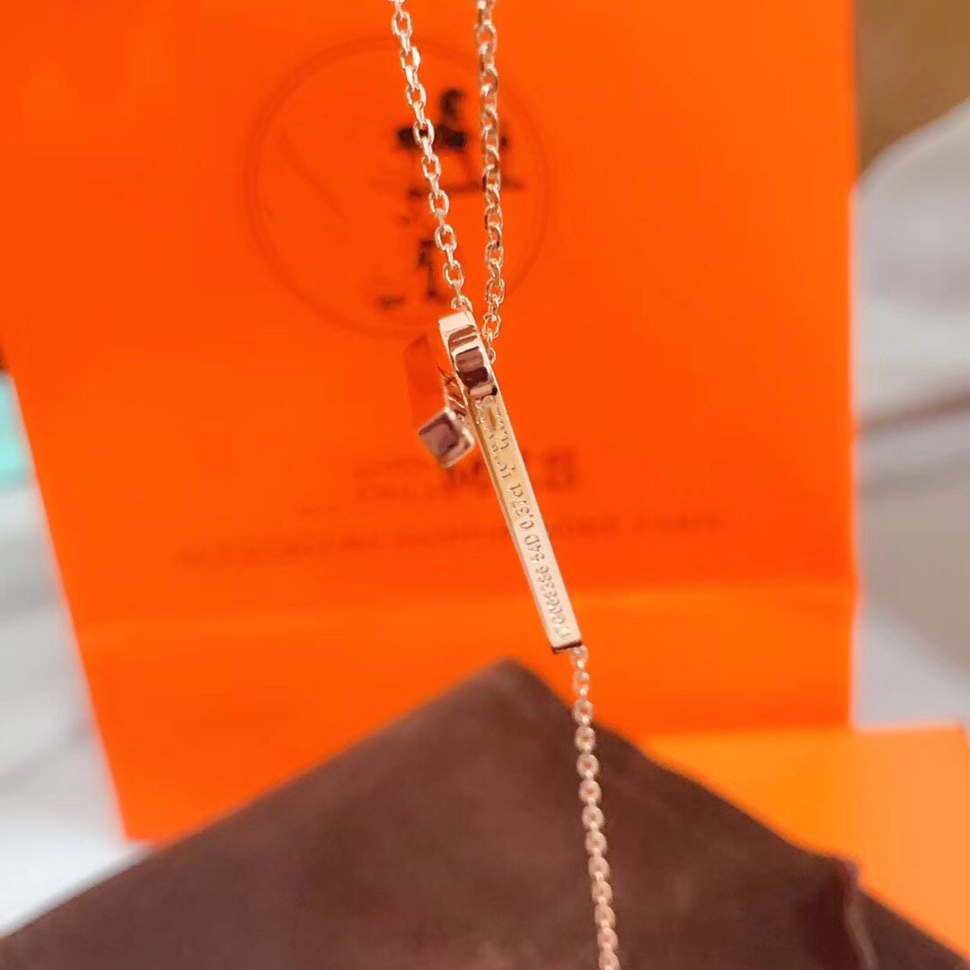 [LuckyStar]HM HALSKETTE PLATIN ROSÉGOLD DIAMANT