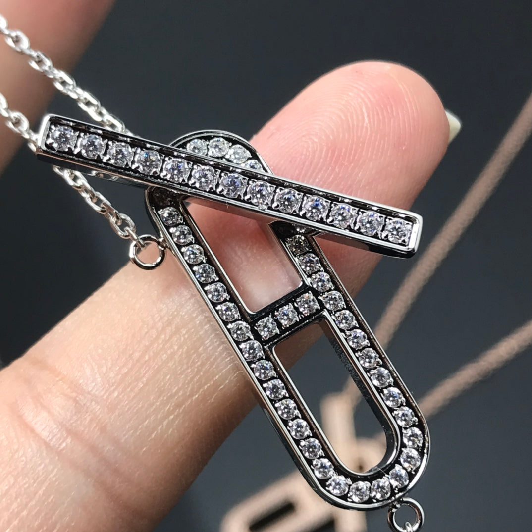 [LuckyStar]HM HALSKETTE PLATIN ROSÉGOLD DIAMANT