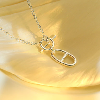 [LuckyStar]HALSKETTE MIT ANHÄNGER HM CHAINE D'ANCRE, STERLINGSILBER 