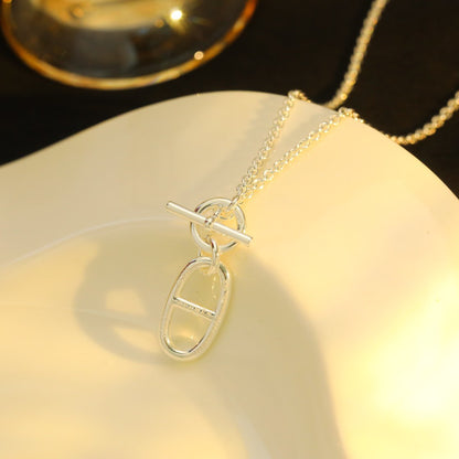 [LuckyStar]HALSKETTE MIT ANHÄNGER HM CHAINE D'ANCRE, STERLINGSILBER 