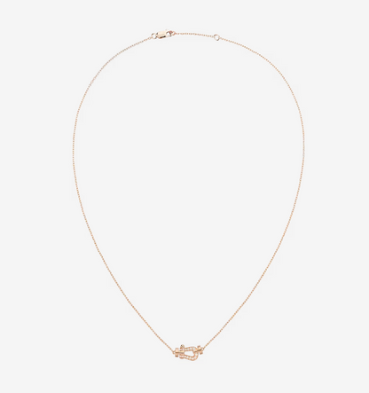 [LuckyStar]FORCE 10 DIAMANT ROSGOLD HALSKETTE MINIMODELL