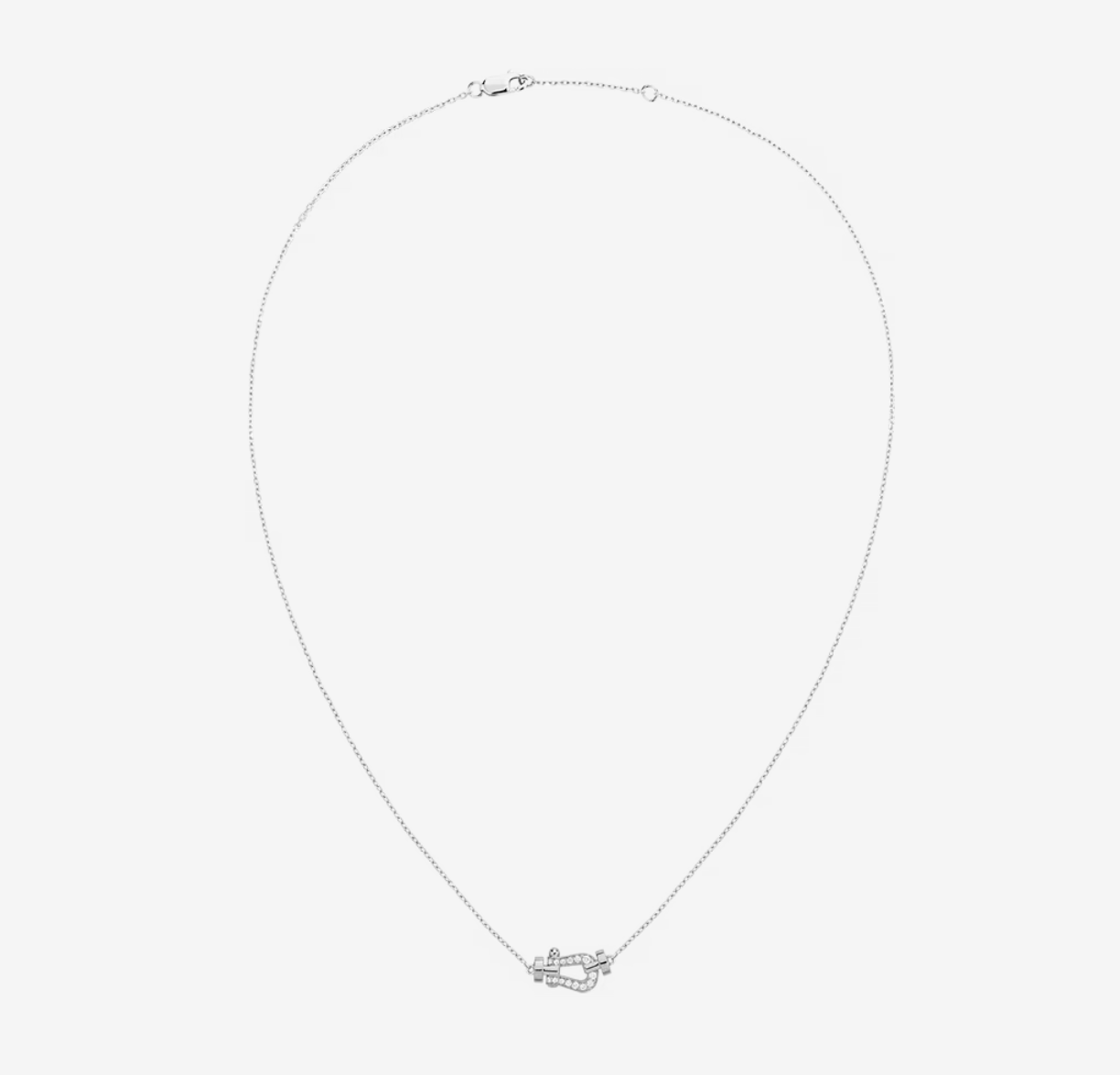 [LuckyStar]FORCE 10 DIAMANT-SILBER-HALSKETTE MINI-MODELL