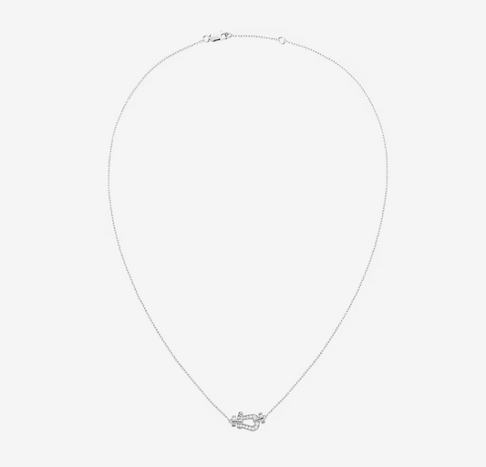 [LuckyStar]FORCE 10 DIAMANT-SILBER-HALSKETTE MINI-MODELL