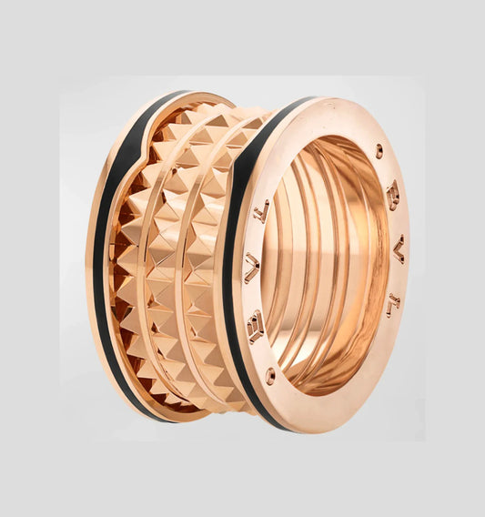 [LuckyStar]ZERO 1 ROCK SCHWARZE KERAMIK ROSA GOLD GROSSES MODELL