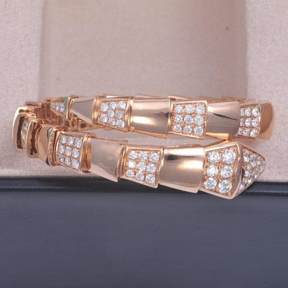 [LuckyStar]SERPENTI ARMBAND ROTGOLD DIAMANT