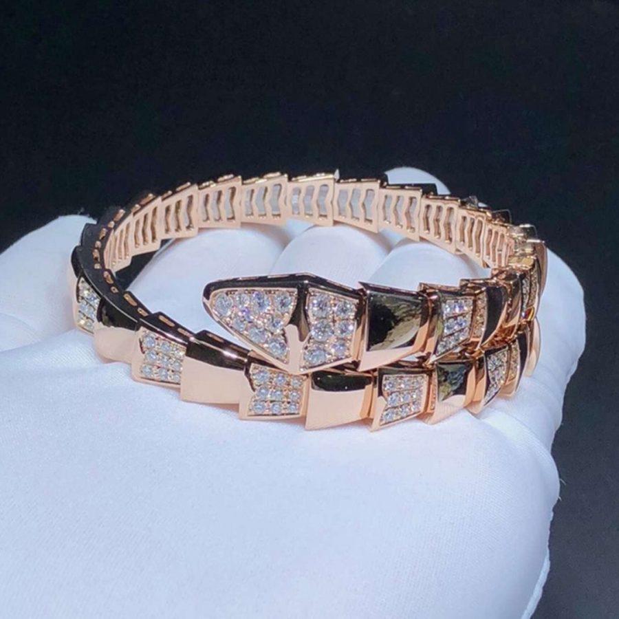 [LuckyStar]SERPENTI ARMBAND ROTGOLD DIAMANT