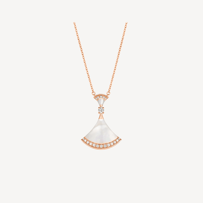 [LuckyStar] TRAUM-HALSKETTE MOP ROSA GOLD DIAMANT