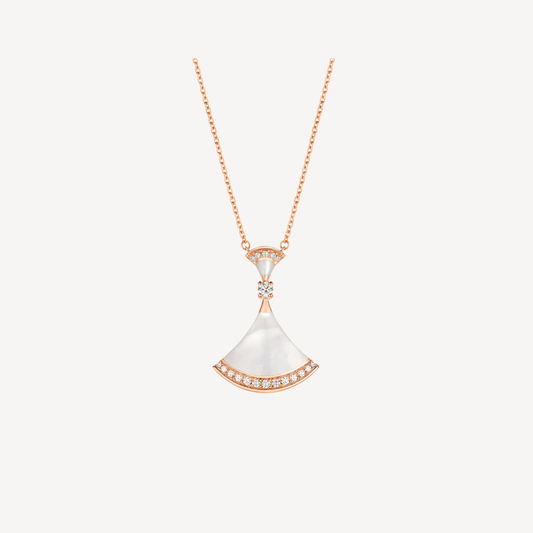 [LuckyStar] TRAUM-HALSKETTE MOP ROSA GOLD DIAMANT