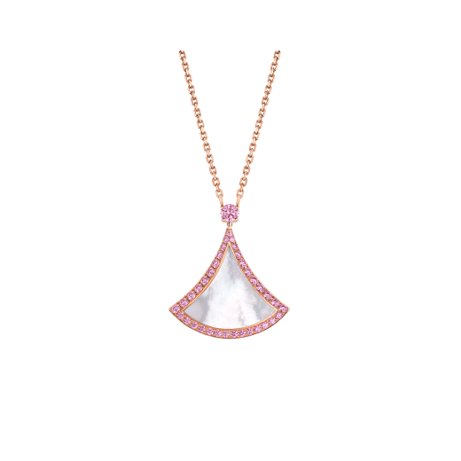 [LuckyStar]TRAUM-HALSKETTE MOP DIAMANT ROSA