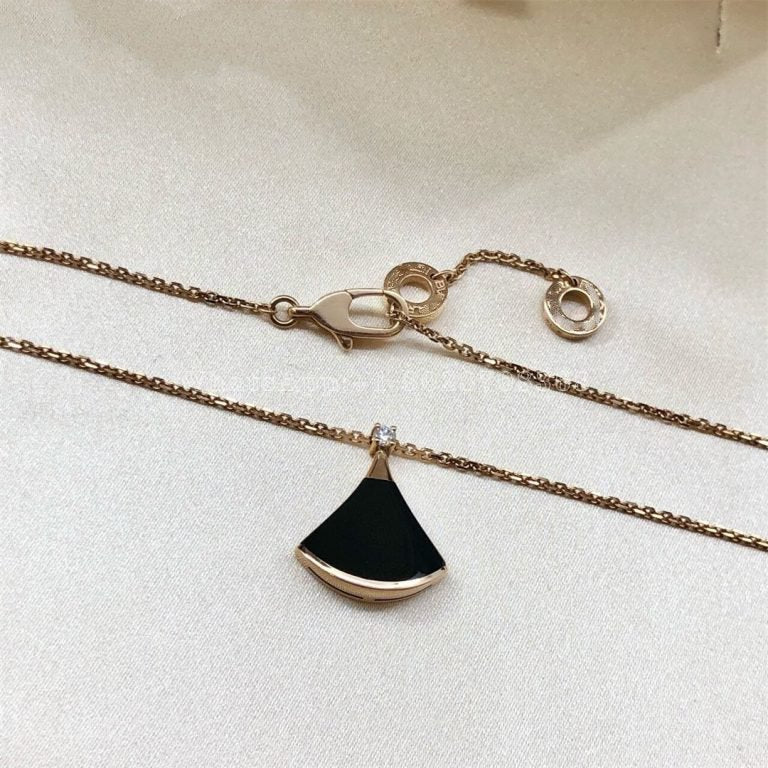 [LuckyStar]TRAUM-HALSKETTE ONYX 1 DIAMANT