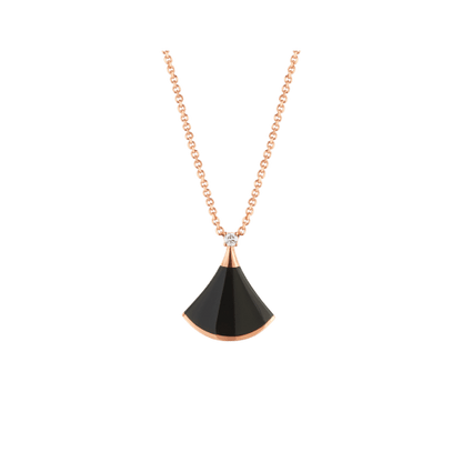 [LuckyStar]TRAUM-HALSKETTE ONYX 1 DIAMANT