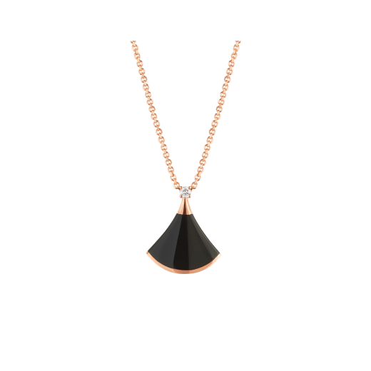 [LuckyStar]TRAUM-HALSKETTE ONYX 1 DIAMANT