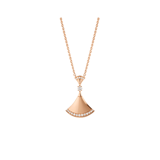 [LuckyStar]TRAUM HALSKETTE ROTGOLD DIAMANT