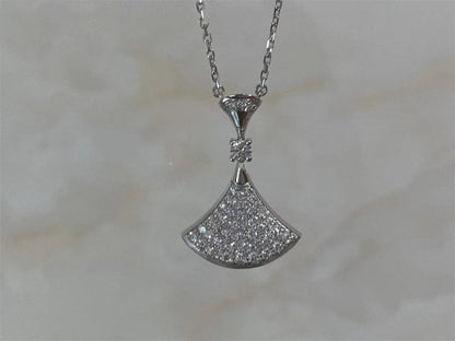 [LuckyStar]TRAUM HALSKETTE SILBER VOLLER DIAMANT