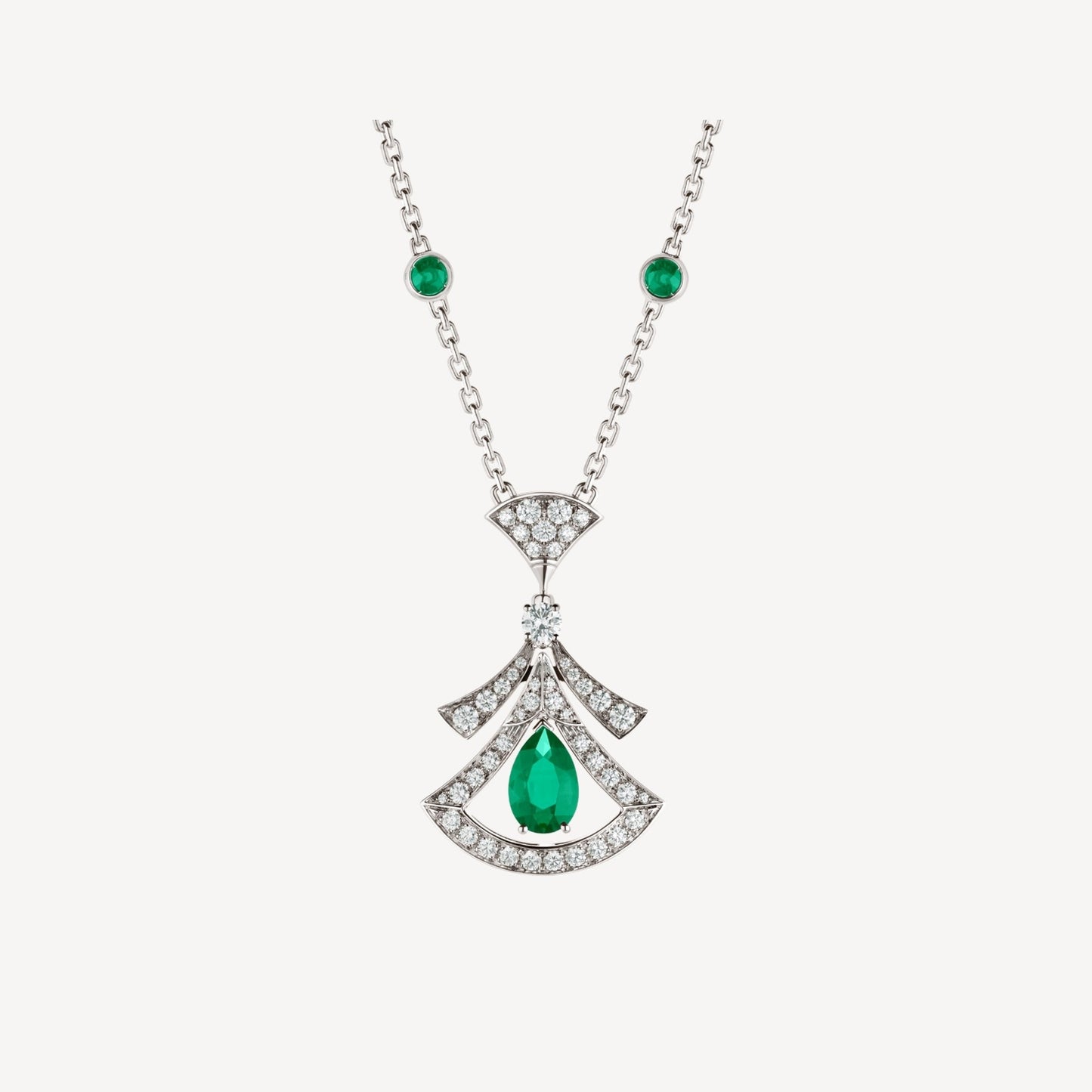 [LuckyStar]TRAUM HALSKETTE MALACHIT DIAMANT SILBER