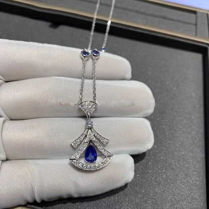 [LuckyStar]TRAUM HALSKETTE ACHAT DIAMANT SILBER