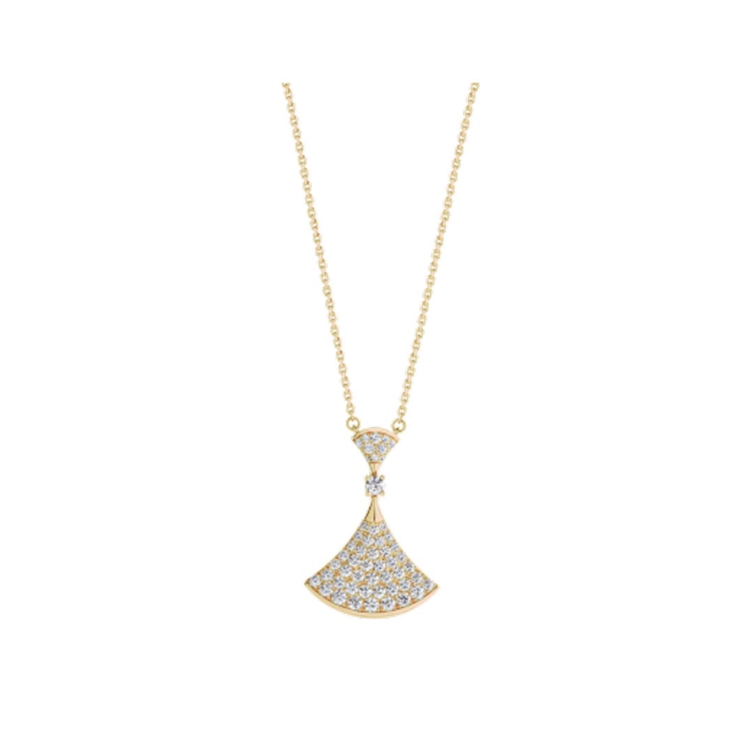 [LuckyStar]TRAUM-HALSKETTE GOLD VOLLER DIAMANT