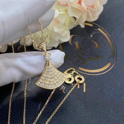 [LuckyStar]TRAUM-HALSKETTE GOLD VOLLER DIAMANT