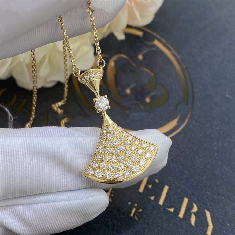 [LuckyStar]TRAUM-HALSKETTE GOLD VOLLER DIAMANT