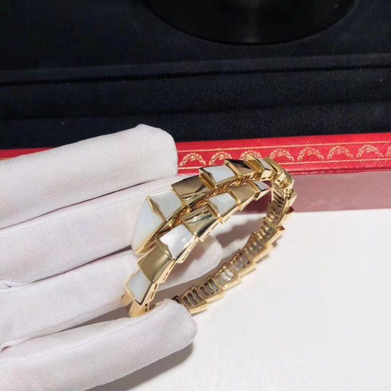 [LuckyStar]SERPENTI ARMBAND MOP GOLD