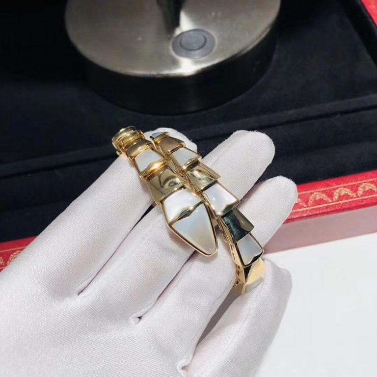 [LuckyStar]SERPENTI ARMBAND MOP GOLD