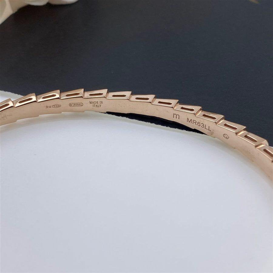 [LuckyStar]SERPENTI ARMBAND ROTGOLD MOP DIAMANT 