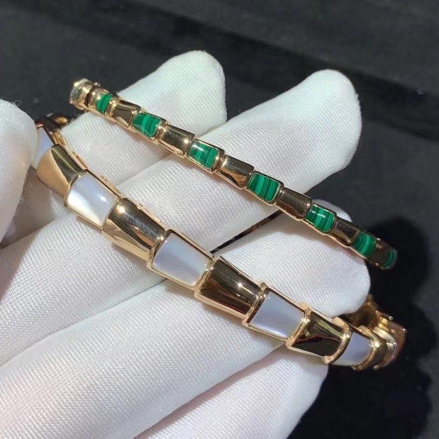 [LuckyStar]SERPENTI ARMBAND ROTGOLD MOP