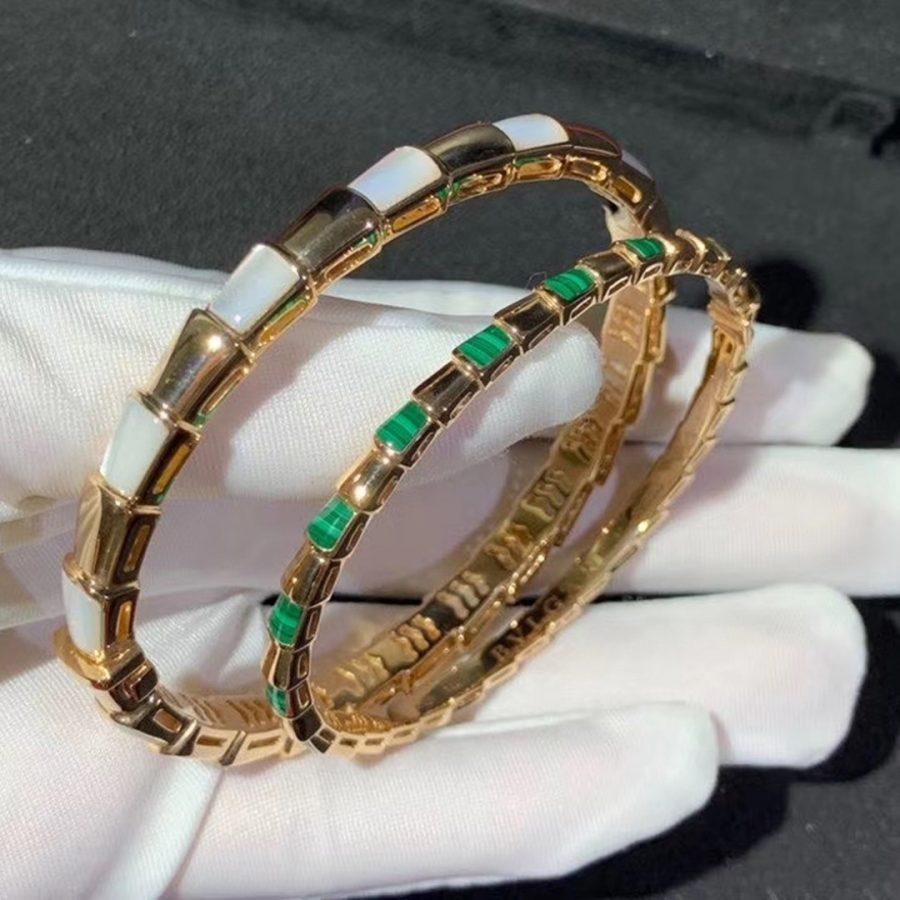 [LuckyStar]SERPENTI ARMBAND ROTGOLD MOP
