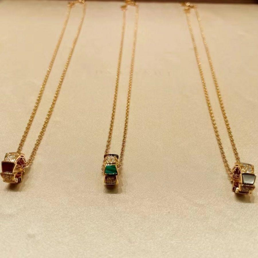 [LuckyStar]SERPENTI ANHÄNGER DIAMANT HALSKETTE