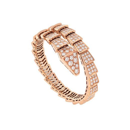 [LuckyStar]SERPENTI ARMBAND 8MM ROTGOLD DIAMANT