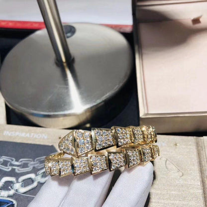 [LuckyStar]SERPENTI ARMBAND 8MM GOLD DIAMANT