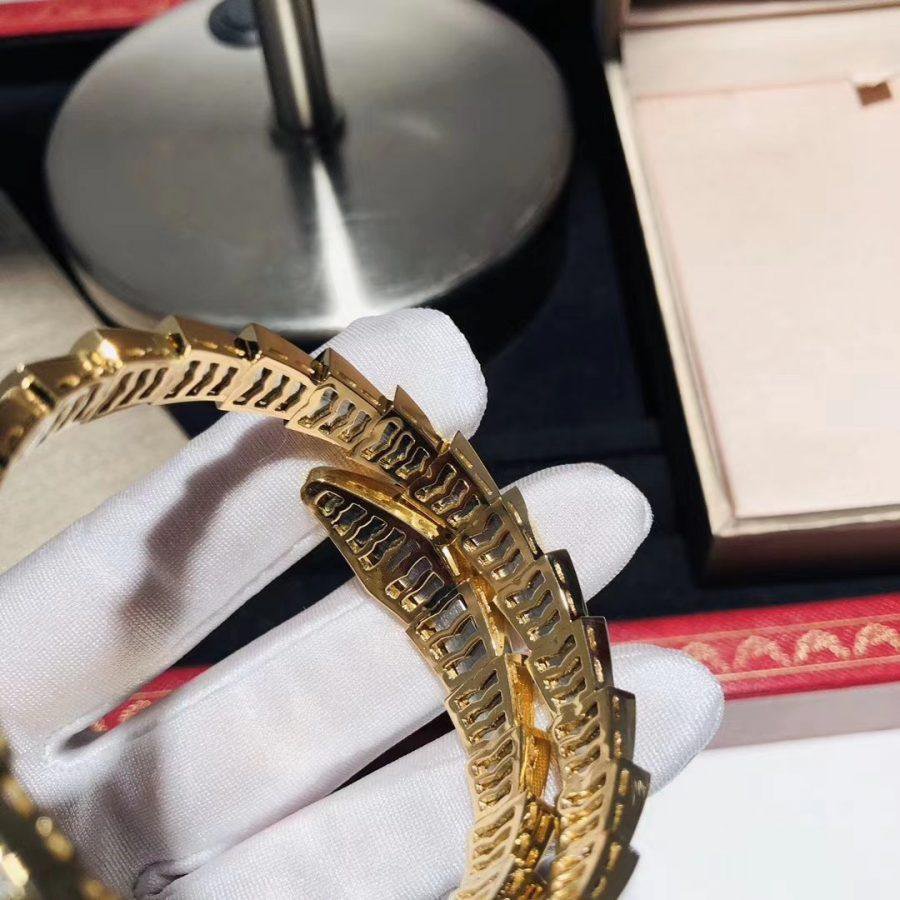 [LuckyStar]SERPENTI ARMBAND 8MM GOLD DIAMANT