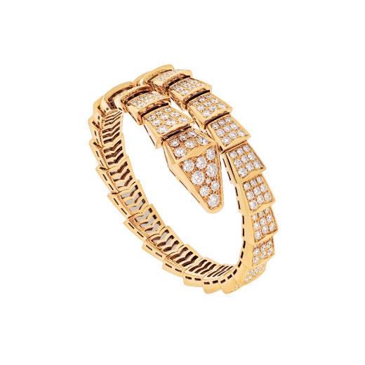 [LuckyStar]SERPENTI ARMBAND 8MM GOLD DIAMANT