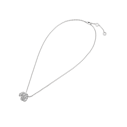 [LuckyStar]SERPENTI HALSKETTE DOPPELRING DIAMANT