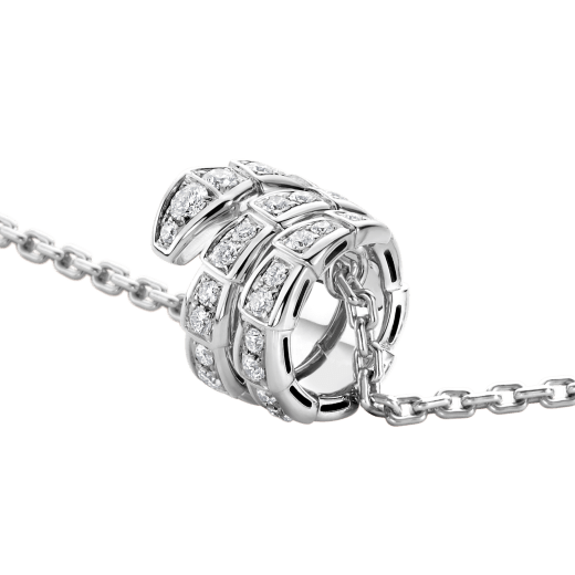 [LuckyStar]SERPENTI HALSKETTE DOPPELRING DIAMANT