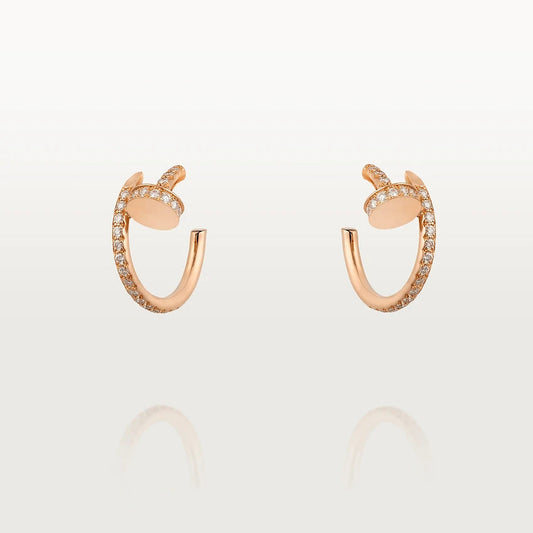 [LuckyStar]JUSTE OHRRINGE 12,75MM ROTGOLD DIAMANT