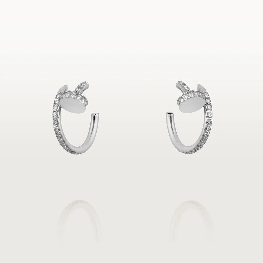 [LuckyStar]JUSTE OHRRINGE 12,75MM SILBER DIAMANT
