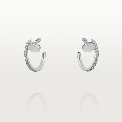 [LuckyStar]JUSTE OHRRINGE 12,75MM SILBER DIAMANT